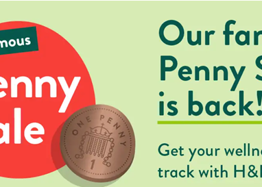 Holland & Barrett Penny Sale回归!一起健康起来
