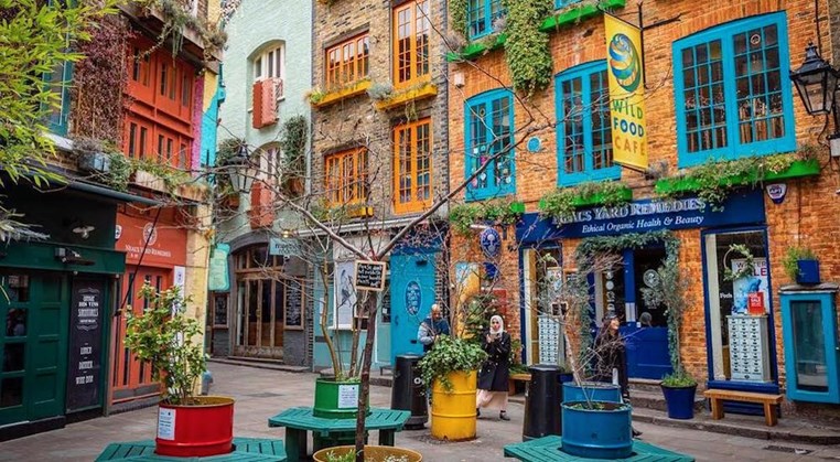 Neal's Yard ｜ 伦敦彩虹庭院