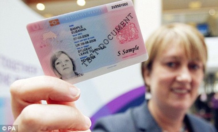 如何补办英国BRP签证卡
