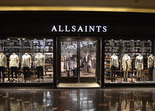 伦敦本土高街服装品牌AllSaint