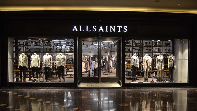 伦敦本土高街服装品牌AllSaint